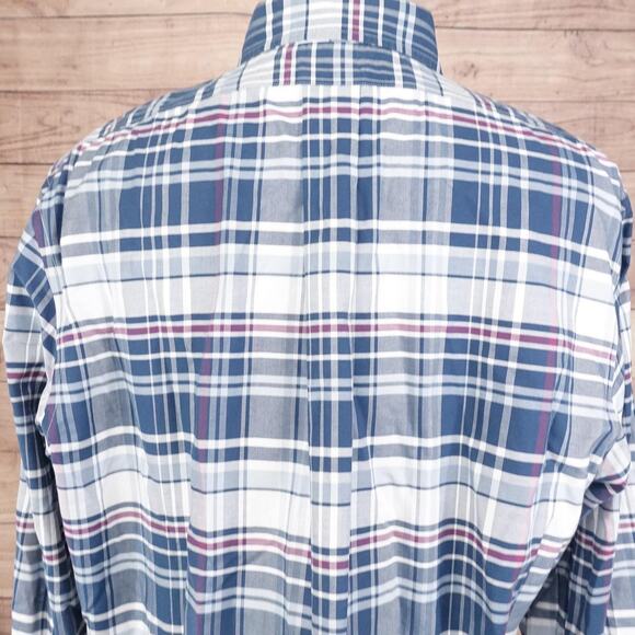 Brooks Brothers Shirt Mens XL Plaid Regent Non Iron Supima Cotton Button Down - Picture 5 of 7